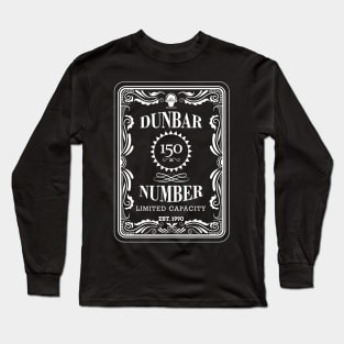 Dunbar Number - Mixed Mental Arts Long Sleeve T-Shirt